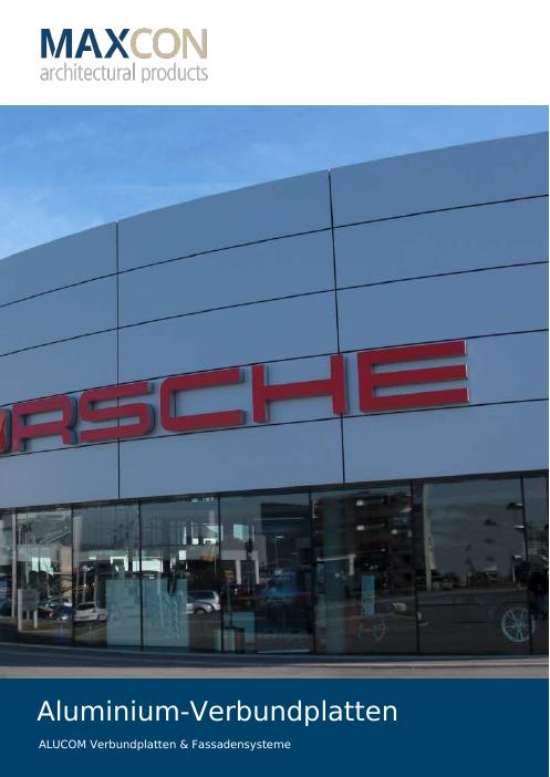 Deckblatt Aluminium-Verbundplatten