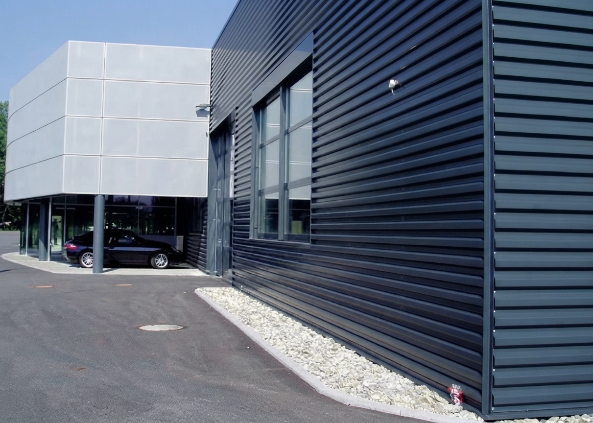 Metallfassade von MAXCON